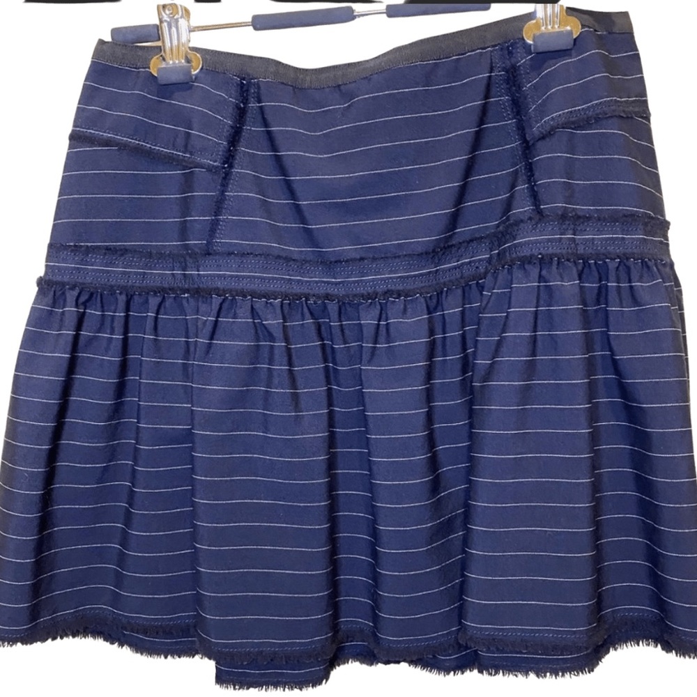 Marc Jacobs Navy Pinstripes Skirt Vintage Couture